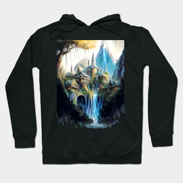 The Last Homely House - Valley of the Elves - Fantasy Hoodie by Fenay-Designs